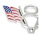Emblema V8 Ford Chevrolet Dodge Bandeira Usa Estados Unidos - Imagem 7