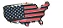 Emblema Bandeira Usa Gm Ford Mustang Corvette Dodge Camaro - Imagem 1