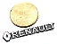 Mini Emblema Renault Clio Sandero Logan Megane Fluence Duster - Imagem 1