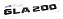 Emblema Mercedes Benz Original Gla200 A200 Preto - Imagem 1