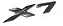 Emblema Tampa Traseira Bmw X7 Porta Malas Motorsport Preto - Imagem 3