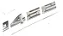 Emblemas Traseiro Bmw Xdrive 45e X1 X3 X4 X5 X6 Original Cromado - Imagem 4