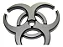 Emblema Biohazard Biológico Traseira Carro Sport Tuning - Imagem 3