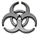 Emblema Biohazard Biológico Traseira Carro Sport Tuning - Imagem 4