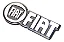 Mini Emblema Fiat 500 Fastback Pulse Punto Argo Mobi Toro - Imagem 3