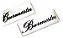 Emblema Som Burmester Mercedes-benz Bugatti Porsche Amg Prateado - Imagem 3