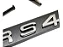 Emblema Da Grade Audi Rs4 A4 Sportback Sedan Cromado Prateado - Imagem 3