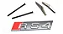 Emblema Da Grade Audi Rs4 A4 Sportback Sedan Cromado Prateado - Imagem 1