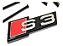 Emblema Da Grade Audi S3 A3 Sportback Sedan Cromado - Imagem 2