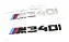 Emblema Bmw M Motorsport Serie 3 M340i 340i Original - Imagem 1
