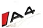 Emblema Audi Novo A4 Tampa Traseira Original Preto - Imagem 3