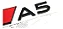 Emblema Audi Novo A5 Tampa Traseira Original Preto - Imagem 2