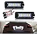 Par Led Placa Porsche 911 Carrera Boxster Cayman Cayenne - Imagem 6