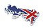 Emblema Bandeira / Continente Inglaterra - Imagem 3