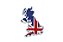 Emblema Bandeira / Continente Inglaterra - Imagem 1