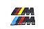 Emblema BMW M Metal Preto - Imagem 1