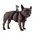 Suporte Duplo Canino Cachorro Pet Regulavel Para Gopro Cam - Imagem 6