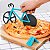 Cortador Fatiador De Pizza Bicicleta Bike Tortas Massas - Imagem 4