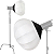 Softbox Lanterna Globo Chines Encaixe Bowens 100% Metal 65cm - Imagem 1
