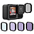 Kit Filtros ND8 ND16 ND32 + CPL Para GoPro Hero 13 Telesin - Imagem 1