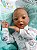 Bebê Reborn menino birracial com 55 cm e 2,3 kg aproximadamente - Imagem 10