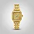 RELÓGIO FEMININO QUADRADO DOURADO - Imagem 1