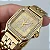 RELÓGIO FEMININO QUADRADO DOURADO - Imagem 2