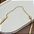 CHOKER FITA 5MM DOURADA 40CM - Imagem 3