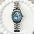RELÓGIO FEMININO LUXO DATE JUST AZUL E PRATA 31MM - Imagem 1