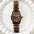 RELÓGIO FEMININO LUXO DATE JUST MARROM 31MM - Imagem 2