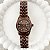RELÓGIO FEMININO LUXO DATE JUST MARROM 31MM - Imagem 3