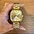 RELÓGIO CASIO VINTAGE QUADRADO DOURADO MOSTRADOR GOLD - Imagem 1