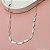 CHOKER RETANGULOS TEXTURIZADOS DIAMOND 40CM - Imagem 1
