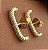 BRINCO EAR HOOK CRAVEJADO - Imagem 1