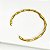 BRACELETE AÇO TUBO BAMBU GOLD - Imagem 4