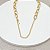 CHOKER ELOS OVAIS DOURADA40CM + 10CM DE EXTENSOR - Imagem 4