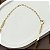 CHOKER RETANGULOS TEXTURIZADOS DOURADO 40CM - Imagem 4