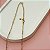 CORRENTE CHOKER DOURADA MODELO CARTI 35CM+5CM - Imagem 2
