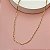CORRENTE CHOKER DOURADA MODELO CARTI 35CM+5CM - Imagem 1