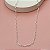 CORRENTE CHOKER PRATA MODELO CARTI 35CM+5CM - Imagem 2