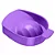 BACIA ANATOMICA PARA MANICURE LILAS SANTA CLARA - Imagem 1
