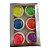KIT 6 GLITTER NEON COM DECORAÇÃO - Imagem 1