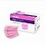 CAIXA DE MASCARA TRIPLA DESCARTAVEL ROSA INOVEN COM 50UND - Imagem 1