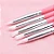 KIT 5 PINCEIS PONTA DUPLA BOLEADOR E SILICONE - Imagem 1