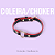 Coleira Bondage com Coração / Choker - Preto e vermelho - Imagem 1