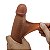 Dildo Realístico com Dupla Camada - Keon 2 / Marrom - 21,4 X 4,4 cm - Pretty Love - Imagem 4