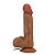 Pênis Realístico com Vibrador - Bahamut - 21,8 X 4,6 cm - Baile - Imagem 4