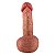 Pênis Realístico com Ventosa - Silicone Líquido - 17,0 x 4,0 cm - Imagem 5