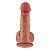 Pênis Realístico com Ventosa - Silicone Líquido - 17,0 x 4,0 cm - Imagem 6