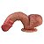 Pênis Realístico com Ventosa - Silicone Líquido - 17,0 x 4,0 cm - Imagem 2